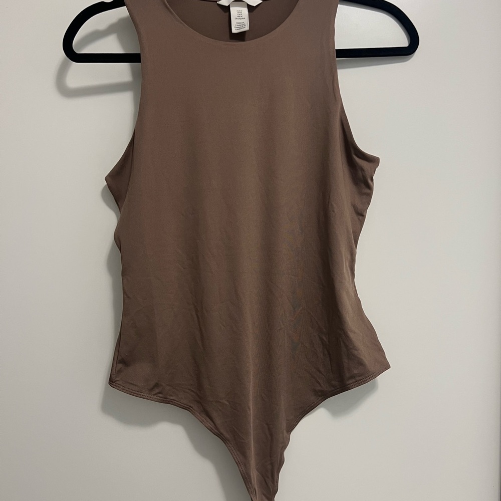 Brown Sleeveless Women's Top